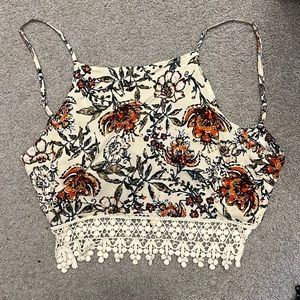 Flower crop top